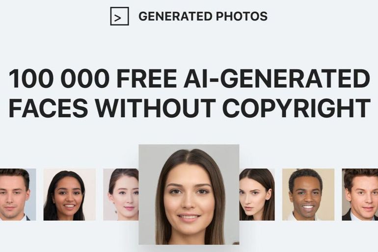 Generated Photos : 100 000 visages générés par intelligence artificielle en accès libre !