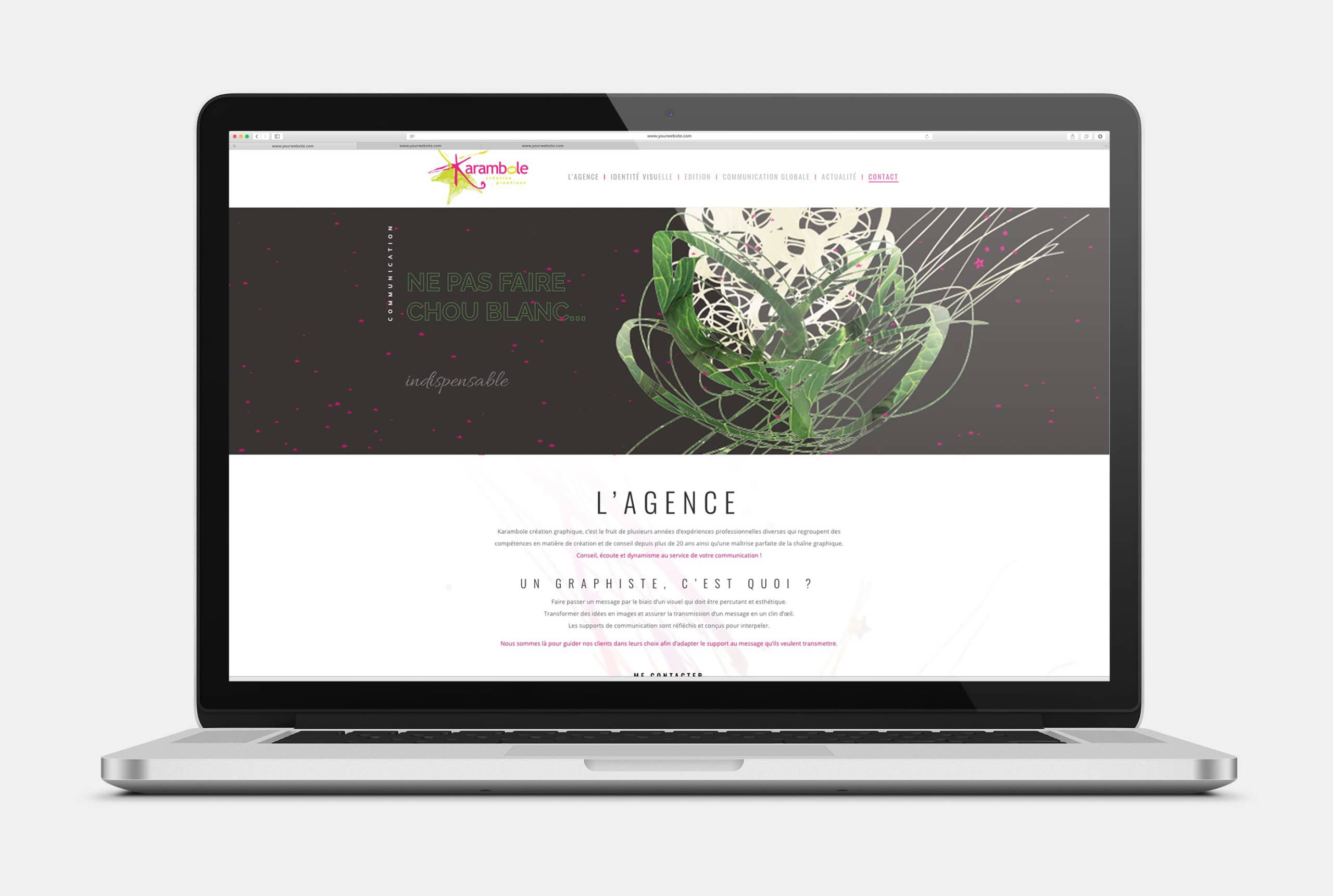 site-Internet de Karambole Agence de Communication