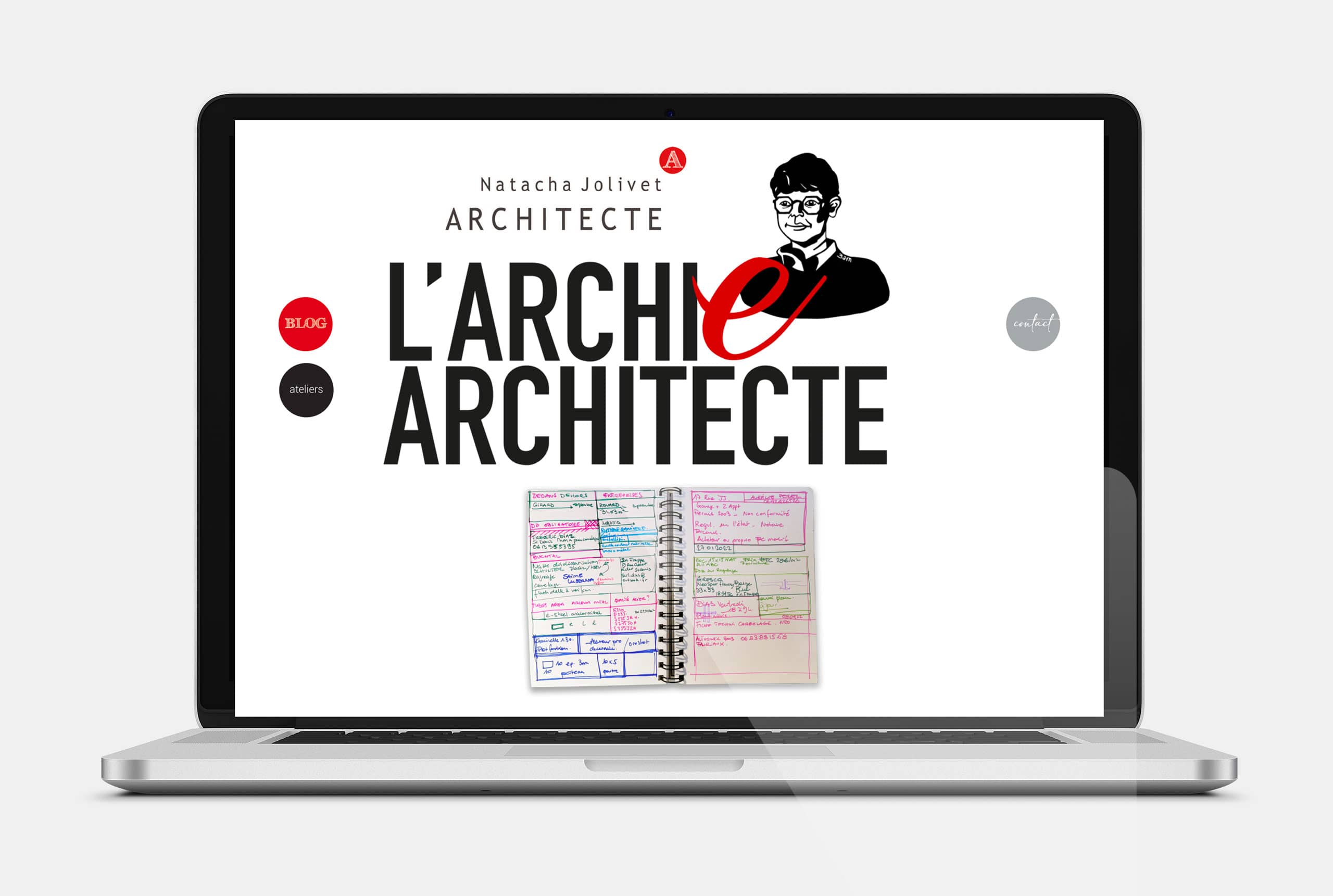 Site Internet de Natacha Jolivet Architecte DPLG Libourne
