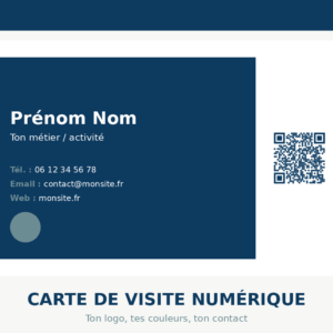 Carte de visite numérique